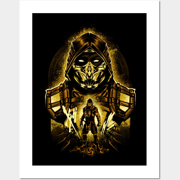 Zenkatsujin Fighter Scorpion Wall Art by HyperTwenty